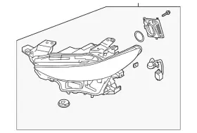 Bjdk-51-030 Mazda Genuine Headlamp Assembly