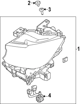 Kr9d-51-040d Mazda Genuine Headlamp Assembly