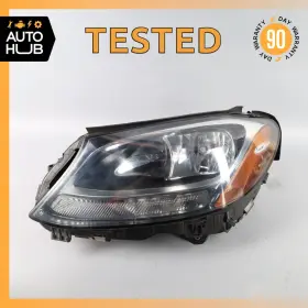 0008268924 Mercedes-benz 15-18 W205 C300 C400 Left Driver Side Halogen Headlight Lamp Oem