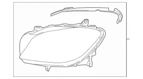 166-906-70-03 Mercedes-benz Genuine Headlamp Assembly - Right Led 166-906-70-03 Mercedes-benz Genuine Headlamp Assembly - Right Led