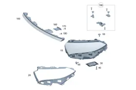 243-906-55-00 Mercedes-benz Genuine Lamp Unit