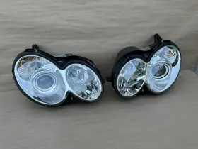 A2098201961 Mercedes-benz 06-09 W209 Clk350 Clk550 Clk63 Afs Bi-xenon Headlights Assy Pair L&r
