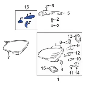 2048201214 Mercedes-benz Oe For C350 08-15 Left Headlight Restoration Kit 2048201214 Mercedes-benz Oe For C350 08-15 Left Headlight Restoration Kit