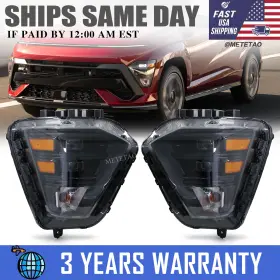 92102be020 Metetao For 2024-2025 Hyundai Kona Led Headlight Assembly With Halogen Signal Headlamp
