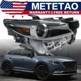 Clh94106941 Metetao Led Headlight Assembly Passenage Right Side For 2016-2023 Mazda Cx-9 With Afs Clh94106941 Metetao Led Headlight Assembly Passenage Right Side For 2016-2023 Mazda Cx-9 With Afs
