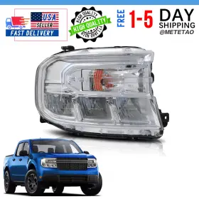 Fo2503420 Metetao Headlight Passenger Side For 2022-2024 Ford Maverick Without Led Drl Headlamp-rh Fo2503420 Metetao Headlight Passenger Side For 2022-2024 Ford Maverick Without Led Drl Headlamp-rh