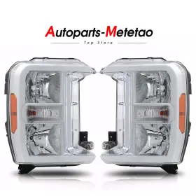 Pc3b13005ah Metetao Headlights For 2023-2024 Ford F250 F350 F450 1 Pair Left Right Halogen Headlamps Pc3b13005ah Metetao Headlights For 2023-2024 Ford F250 F350 F450 1 Pair Left Right Halogen Headlamps