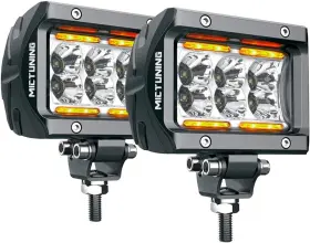 Mic-09-023 Mictuning 2pcs 4 Inch 18w Led Spot Beam Off Road Work Light 1620lm Amber Marker Mic-09-023 Mictuning 2pcs 4 Inch 18w Led Spot Beam Off Road Work Light 1620lm Amber Marker