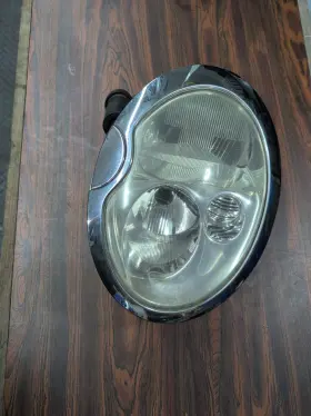 63126933839 Mini Cooper Headlight Left Xenon W Washer 02-04 R50 R53