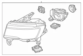 68426873ad Mopar Genuine Headlamp