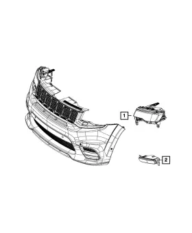 68426879ad Mopar Genuine Headlamp Left