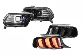 Morimoto 840203323809 Led Headlights And Smoked Tail Lights Kit For 10-12 Mustang