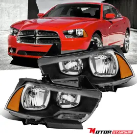 620m1021102p620 Motorstarship Chrome Housing Amber Corner Headlight Head Lamps For 11-14 Dodge Charger 620m1021102p620 Motorstarship Chrome Housing Amber Corner Headlight Head Lamps For 11-14 Dodge Charger