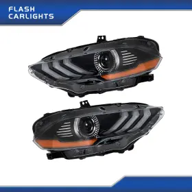 Jr3z13008a Munirater Jr3z13008b Pair Headlights Assembly Front For 2018-2020 Ford Mustang Housing Clear Lens New Jr3z13008a Munirater Jr3z13008b Pair Headlights Assembly Front For 2018-2020 Ford Mustang Housing Clear Lens New