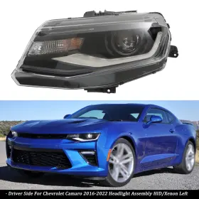 Munirater Rdb62046t Driver Side For Chevrolet Camaro 2016-2022 Headlight Assembly Hid/xenon Left