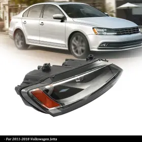 Munirater Rdb830763t For Volkswagen Jetta 2011-18 Headlight Replacement Passenger Side Halogen Type