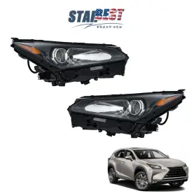 Stb26600a Munirater Left Right Black Led Halogen With Sport Pkg For Lexus Nx200t 2015-2017 Headlights Stb26600a Munirater Left Right Black Led Halogen With Sport Pkg For Lexus Nx200t 2015-2017 Headlights