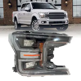 Fo2502366 Mzorange For Ford F150 2018 2019 2020 Black Bezel Full Led Right Headlight Headlamp Lamp Fo2502366 Mzorange For Ford F150 2018 2019 2020 Black Bezel Full Led Right Headlight Headlamp Lamp