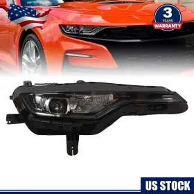 Gm2503489 Nakkaa For 2019-2022 Chevy Camaro With Led Drl Projector Passenger Side Headlight Gm2503489 Nakkaa For 2019-2022 Chevy Camaro With Led Drl Projector Passenger Side Headlight