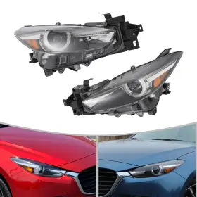Ma2502154 Namasyo For 2017-2018 Mazda 3 Led Headlight Assembly Black Headlamp S Left/right Opt