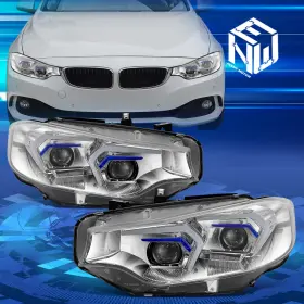 428i-440i Newpoint Motor Npm98203 For 14-20 Bmw M3 Led Hid Projector Chrome Headlights/lamp Replacement 428i-440i Newpoint Motor Npm98203 For 14-20 Bmw M3 Led Hid Projector Chrome Headlights/lamp Replacement