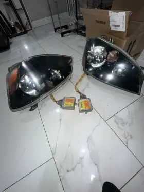 114-59386l Nissan Pair Of Altima Se-r 04/05 Headlights Xenon Oem Black Housing 114-59386l Nissan Pair Of Altima Se-r 04/05 Headlights Xenon Oem Black Housing