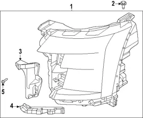 26010-7kp1b Nissan Genuine Headlamp Assembly-right-hand