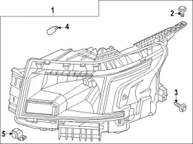 26010-9bu0d Nissan Genuine Headlamp Assembly