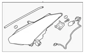 26060-6av2a Nissan Genuine Composite Assembly
