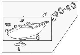 26060-6mr5a Nissan Genuine Headlamp Assembly