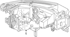 26060-7lf5a Nissan Genuine Headlamp Assembly