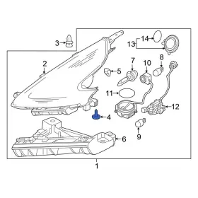 263921ea0a Nissan Oe For 370z 2009-2020 Headlight Mounting Bolt