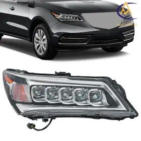 4207140 Nurniacl Right Passenger Headlight For Acura Mdx 2014 2015 2016 Led Headlamp Assy Clear