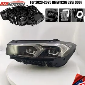 5a1a501 Ocsair For 2023-2025 Bmw 320i 325i 330i Led Adaptive Chrome Headlight Left Driver Side