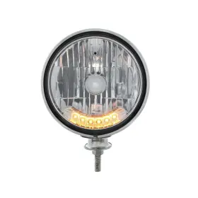 Octane Lighting 650434743815 7 Inch Stainless Dietz Crystal Headlight Bucket Assembly With 6 Amber Auxiliary Leds Octane Lighting 650434743815 7 Inch Stainless Dietz Crystal Headlight Bucket Assembly With 6 Amber Auxiliary Leds