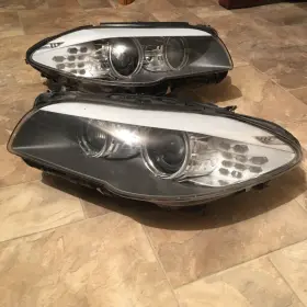 131-45 Oem 11-13 Bmw 528 535 Driver Left Passenger Right Xenon Headlight Pair Complete