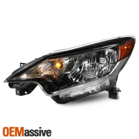 20995600 Oemassive For 2017-2019 Nissan Versa Note Black Headlight Headlamp Driver Left Side 17 -19