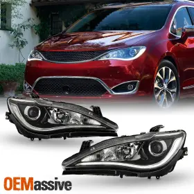 5-hd-jh-chrpa17-hid-l-r Oemassive For 2017-2020 Chrysler Pacifica Hid With Led Drl Chrome Trim Headlights Assembly 5-hd-jh-chrpa17-hid-l-r Oemassive For 2017-2020 Chrysler Pacifica Hid With Led Drl Chrome Trim Headlights Assembly