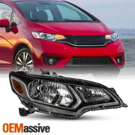 5-hd-jh-hfit15-oe-r Oemassive For 2015-2017 Honda Fit Halogen Type Chrome Headlight Headlamp Passenger Right 5-hd-jh-hfit15-oe-r Oemassive For 2015-2017 Honda Fit Halogen Type Chrome Headlight Headlamp Passenger Right
