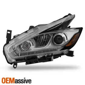 5-hd-jh-nmu15-led-oe-l Oemassive For 15-18 Nissan Murano Led With Drl Turning Signal Projector Headlight Driver