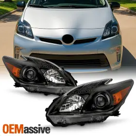 5-hd-jh-tpri12-am-bk Oemassive For 2012-2015 Toyota Prius Halogen Type Black Headlights Pair Driver Passenger 5-hd-jh-tpri12-am-bk Oemassive For 2012-2015 Toyota Prius Halogen Type Black Headlights Pair Driver Passenger