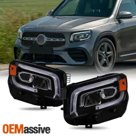 5-pro-jh-mbglb20-fled-oe-l-r Oemassive For 2022-2023 Mercedes Benz Glb Led Non-afs Headlights Headlamp Assembly Pair