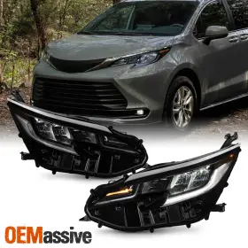 5-pro-jh-tsie21-oep-fled-bk Oemassive For 2021-2024 Toyota Sienna Le Xle Upgraded Led With Drl Projector Headlight Black 5-pro-jh-tsie21-oep-fled-bk Oemassive For 2021-2024 Toyota Sienna Le Xle Upgraded Led With Drl Projector Headlight Black