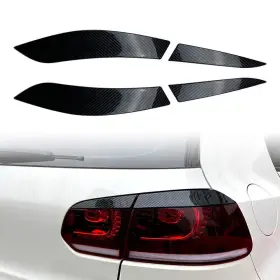 Oneclubaa 136789301400 Rear Tail Light Lamp Eyelid Trim Cover For Vw Golf 6 Mk6 Carbon Color 2008-2013 Oneclubaa 136789301400 Rear Tail Light Lamp Eyelid Trim Cover For Vw Golf 6 Mk6 Carbon Color 2008-2013