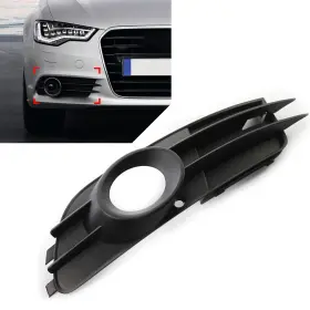 Onlyonee 311000472439 Front Bumper Fog Light Grille Right Side For Audi A6 C7 12-15 Black Abs Plastic Onlyonee 311000472439 Front Bumper Fog Light Grille Right Side For Audi A6 C7 12-15 Black Abs Plastic