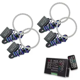2372-333 Oracle Lighting 06-07 Fits Subaru Wrx Sti Led Headlight Halokit Colorshift With 2 Controller