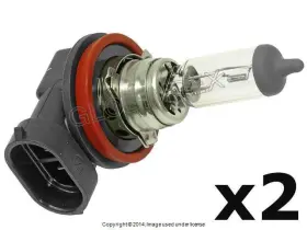 Osram-sylvania 989838 Volvo 2001-2009 Bulb Halogen H11 Headlight Low Beam Oem 2 Pcs