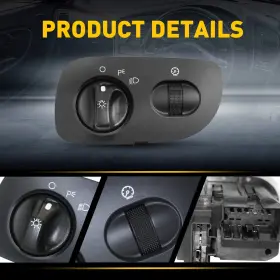 Ds1374 Oxilam Headlight Headlamp Switch Fit Ford Expedition F-150 2000 2001 2002-2004