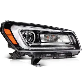 Pa128979p01 Parautostore Headlight Assembly For 2013-2016 Gmc Acadia Right Side With Led Drl Black Housing Pa128979p01 Parautostore Headlight Assembly For 2013-2016 Gmc Acadia Right Side With Led Drl Black Housing