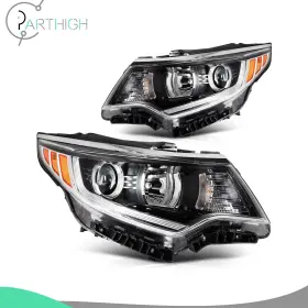 Pth128303g01 Parthigh For 2016-2018 Kia Optima 4-door Headlight Assembly Black Housing Pair With Amber Pth128303g01 Parthigh For 2016-2018 Kia Optima 4-door Headlight Assembly Black Housing Pair With Amber